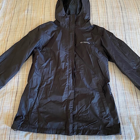 Columbia Jackets & Blazers - Black Columbia rain jacket